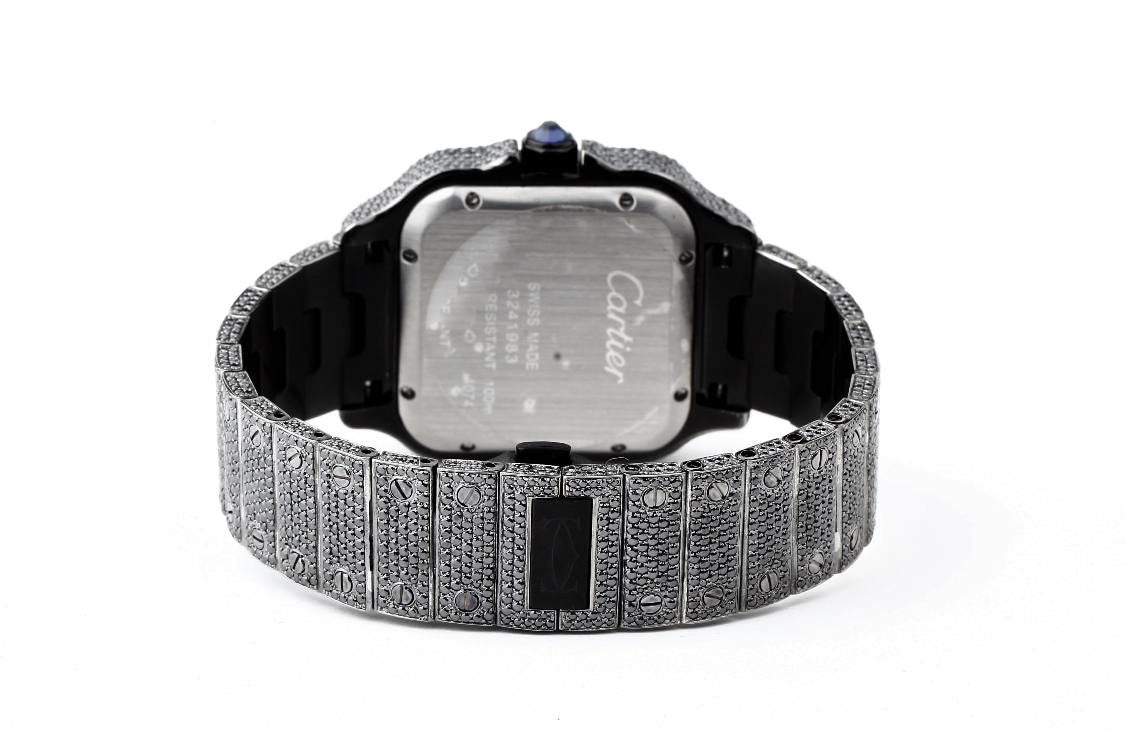 Black VVS1 luxury watch